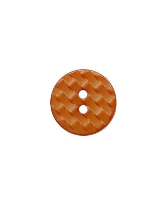 S 2 HOLE BASKETWEAVE 13MM TAN (16) 224028