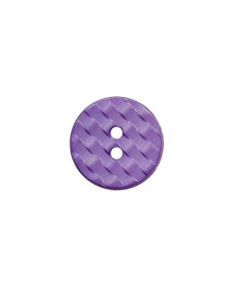 S 2 HOLE BASKETWEAVE 13MM HYACINTH (16) 224031