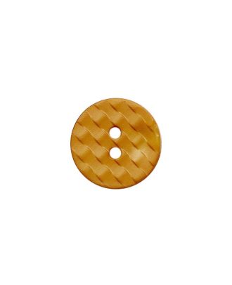 S 2 HOLE BASKETWEAVE 13MM OCHRE (16) 224036