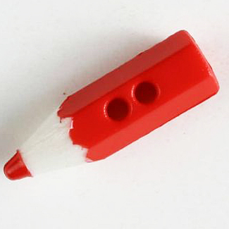 S PENCIL 2 HOLE 18MM RED (40) 230042