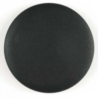 S ROUND PLAIN 20MM BLACK (20) 230683