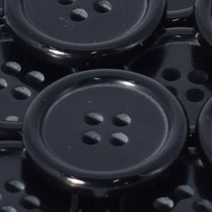 S ROUND SUIT 4 HOLE 20MM BLACK (40) 230718