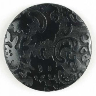 S ROUND FANCY DESIGN 18MM BLACK (30) 230721