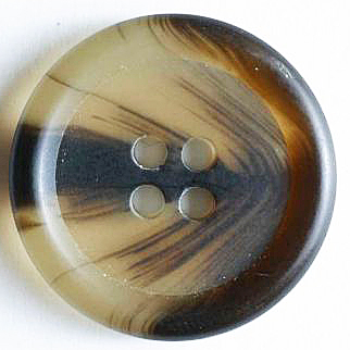 S ROUND 4 HOLE 20MM BROWN (20) 231484