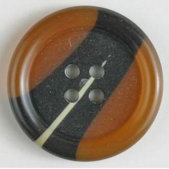 S ROUND 4 HOLE 20MM BROWN (30) 231617