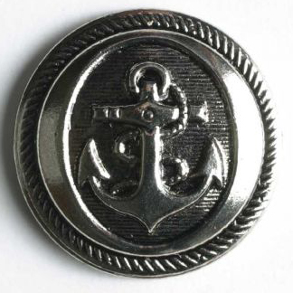 S ANCHOR 21MM ANTIQUE SILVER (20) 240288