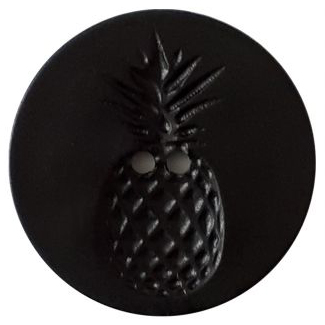 S PINEAPPLE 2 HOLES 18MM BLACK (12) 241253