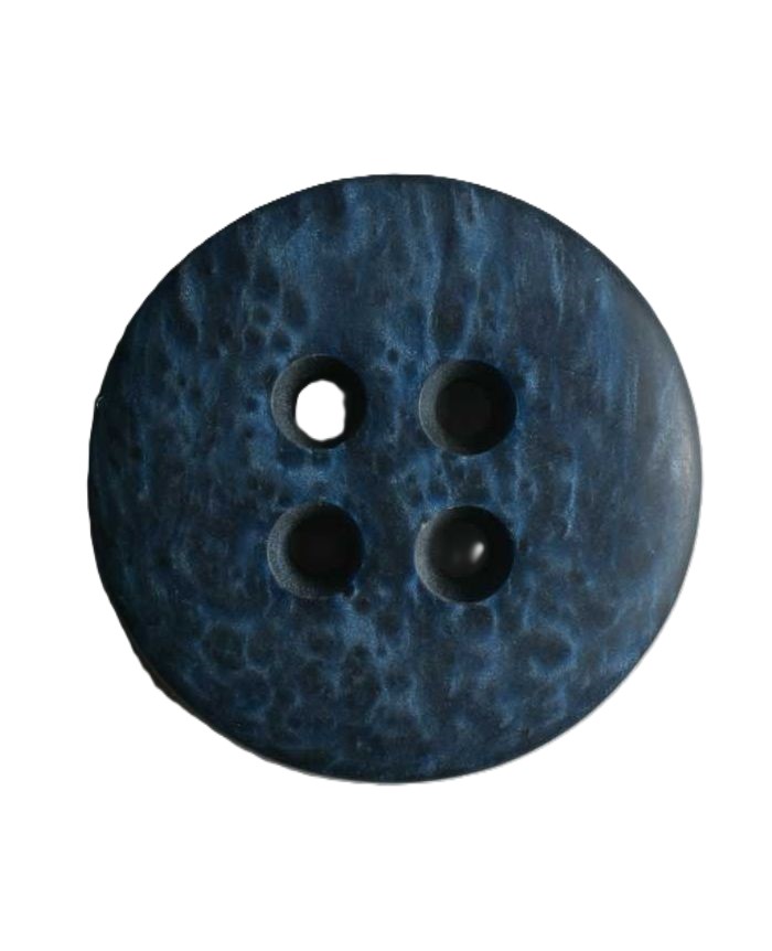 S MARBLE EFFECT 4 HOLE 20MM BLUE (20)