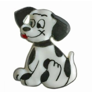 S DALMATIAN DOG 23MM WHITE (30) 251171