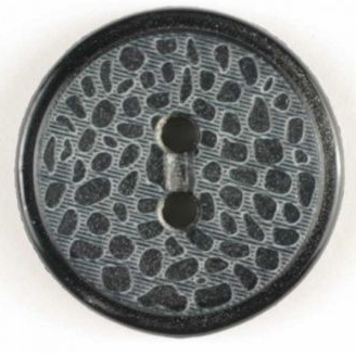 S WATER DROPS 2 HOLE 18MM BLACK (20) 251240