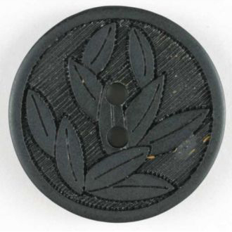 S LEAF 2 HOLE 18MM BLACK (20) 251260