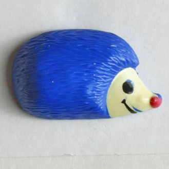 S SMILING HEDGEHOG 18MM BLUE (20) 251323