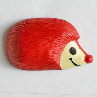 S SMILING HEDGEHOG 18MM RED (20) 251326