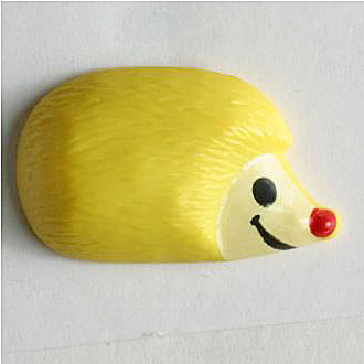 S SMILING HEDGEHOG 18MM YELLOW (20) 251327