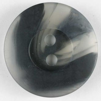 S ROUND 2 HOLE 18MM BLACK (20) 251366