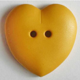 HEART 2 HOLE 23MM YELLOW (12) 259049