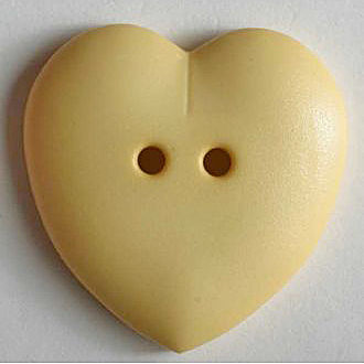 HEART 2 HOLE 23MM YELLOW (12) 259085