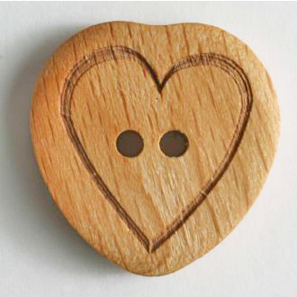 S WOODEN ENGRAVED HEART 2H 23MM BRN (16) 260891