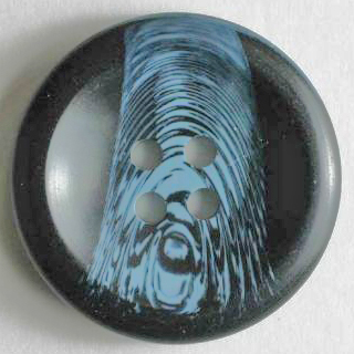 S ROUND 4 HOLE 23MM DARK BLUE (16) 260897