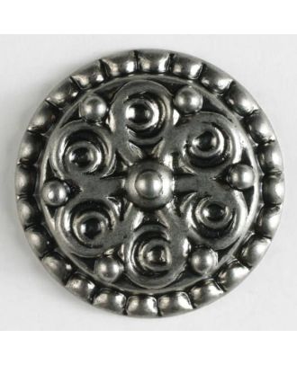 D ROUND DECORATIVE PATTERN 15MM SIL (20) 261078