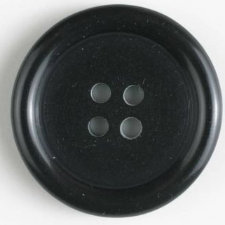 S PLAIN 4 HOLE 23MM BLACK (16) 261092