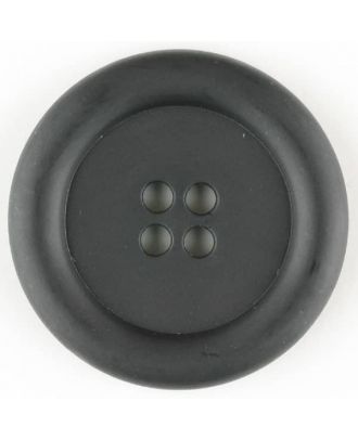 D ROUND WIDE EDGE 4 HOLE 20MM BLACK (12) 261237