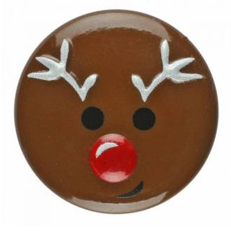 S REINDEER 15MM BROWN (12) 261361