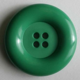 S ROUND BEADED RIM 4 HOLE 34MM GREEN (30) 280163