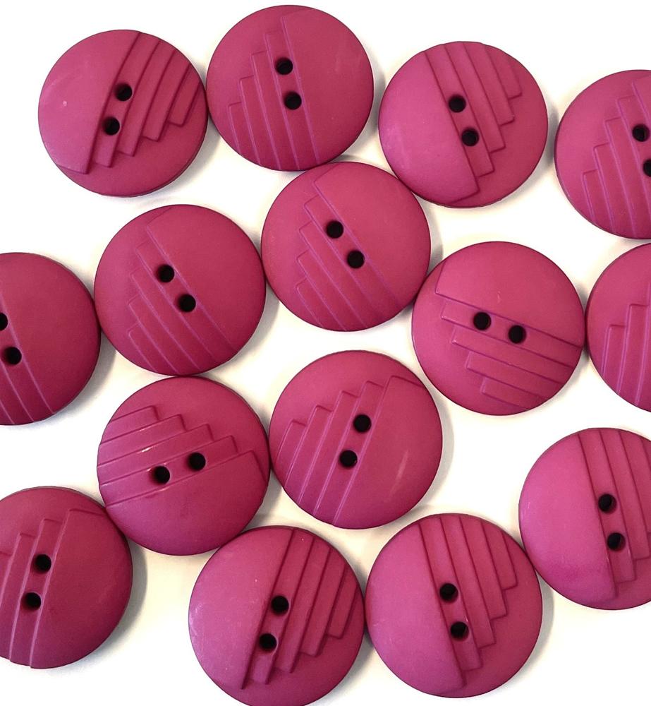 S STEPPED NOTCHES 2 HOLE 23MM PINK (16) 280483