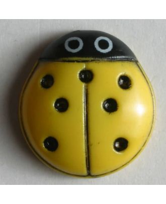 S LADYBIRD DESIGN 15MM YELLOW (30) 280578