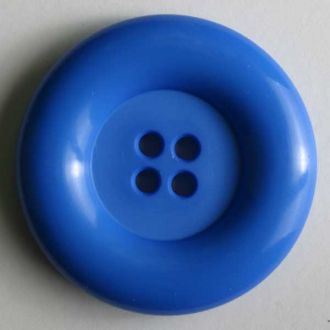 S BEADED RIM 4 HOLE 34MM BLUE (30) 280823