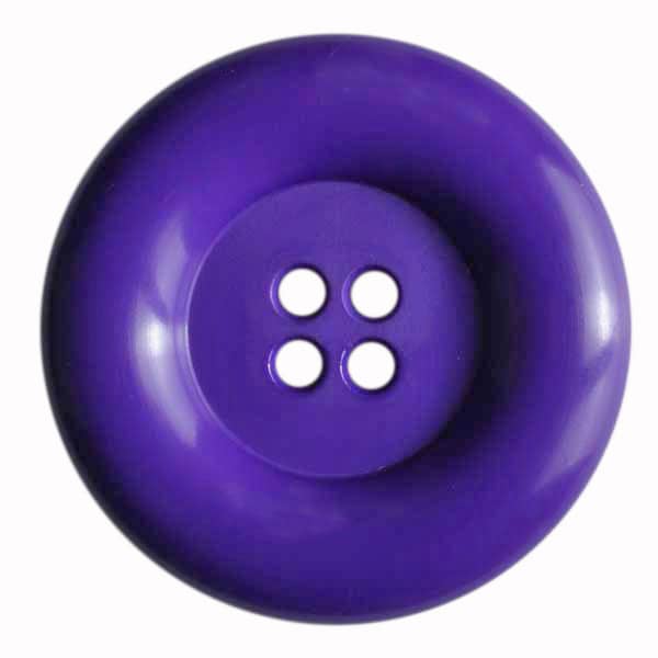 S BEADED RIM 4 HOLE 34MM LILAC (30) 280824