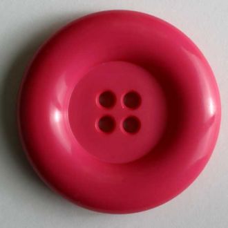 S BEADED RIM 4 HOLE 34MM PINK (30) 280825