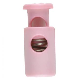 CORD STOPPER WITH SPRING 28MM L PINK (20 281076