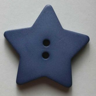 QUILTING STAR 2 HOLE 28MM BLUE (12) 289035