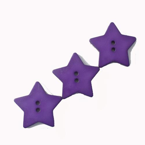 QUILTING STAR 2 HOLE 28MM LILAC (12) 289038