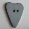 HEART ASYMMETRICAL 2H 28MM GREY (12) 289052