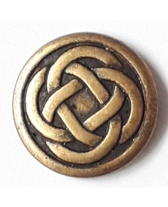 S CELTIC KNOT WITH EYELET 18MM BRASS (20) 290745