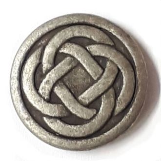 S CELTIC KNOT 18MM ANTIQUE TIN (20) 290746