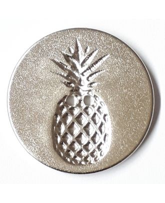 S PINAPPLE 2 HOLES 23MM SILVER (12) 290748