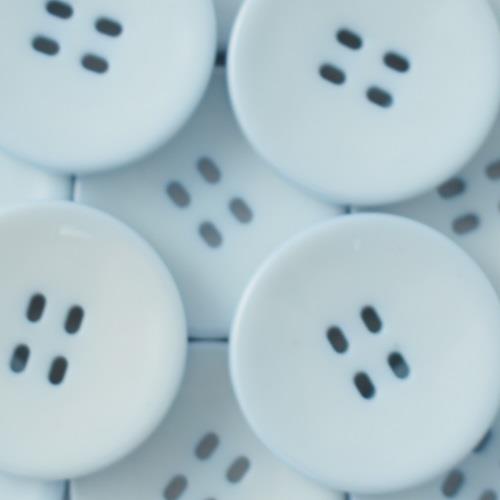 S PLAIN ROUND 4 HOLE 23MM BLUE (16) 298413