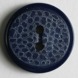 D WATER DROPS 2 HOLE 23MM DARK BLUE (20) 300568