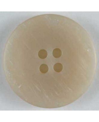 S ROUND 4 HOLE 23MM BEIGE (16) 300643