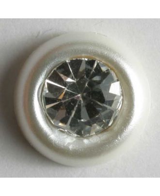 S RHINESTONE WITH WIDE EDGE 9MM WHT (20) 310524