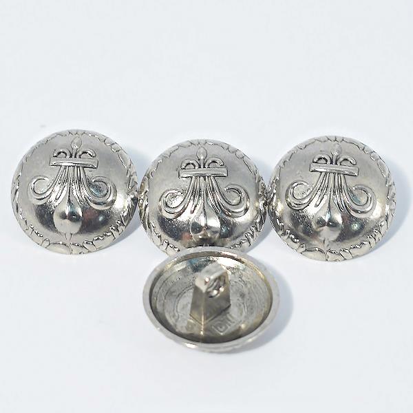 S FLEUR-DE-LIS 20MM ANTIQUE SILVER (20) 310711