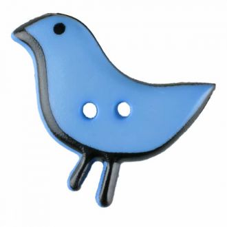 S CHILDREN BIRD 2 HOLES 20MM BLUE (24) 311056