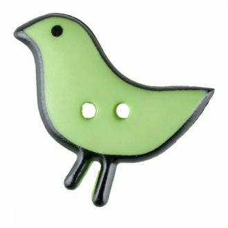 S CHILDREN BIRD 2 HOLES 20MM GREEN (24) 311058