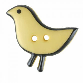 S CHILDREN BIRD 2 HOLES 20MM YELLOW (24) 311061