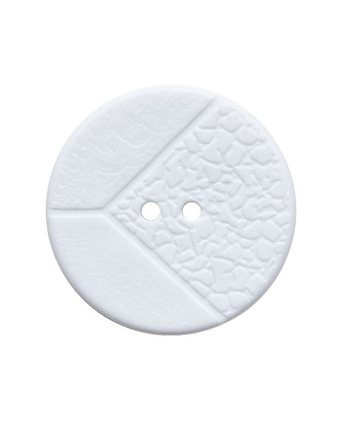 S ROUND BUTTON WITH 2H 20MM WHITE (12) 311165