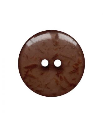 S ROUND BUTTON WITH 2H 18MM BROWN (12) 313005
